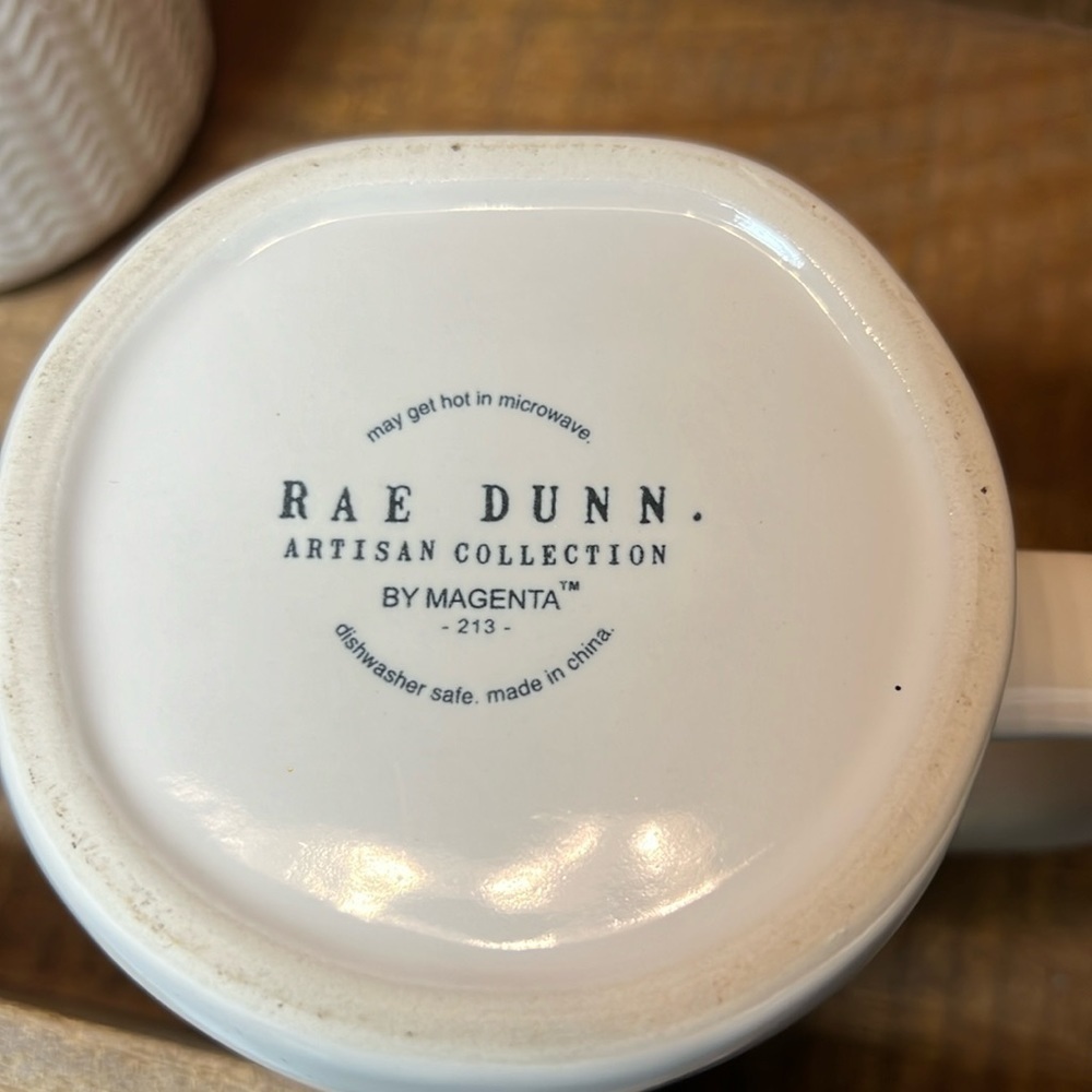 Rae Dunn White “NAUGHTY” and “NICE” Mug - Picture 4 of 4